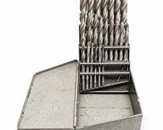 Huot Metal Drill Index Case with Assorted Bits