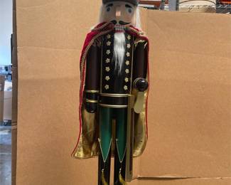 Holiday Inspirations Soldier Nutcracker with Red Cape