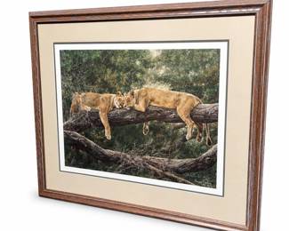 Simon Combes “Manyara Afternoon” Framed Limited Edition Print