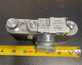 Leica IIIa 35mm Rangefinder Camera with Leather Case (3/8)