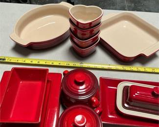 Le Creuset & MammaRo Red Bakeware and Serving Pieces (5/5)