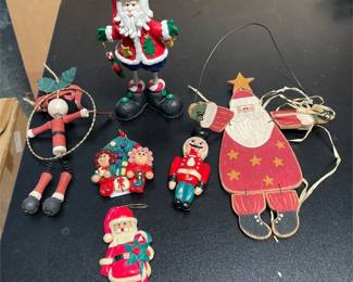 Assorted Christmas Ornaments and Santa Decorations (2/3)
