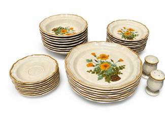 Mikasa Garden Club Petunias Dinnerware Set