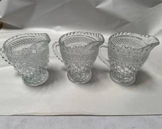 Anchor Hocking Wexford Glass Creamer Pitchers (2/2)