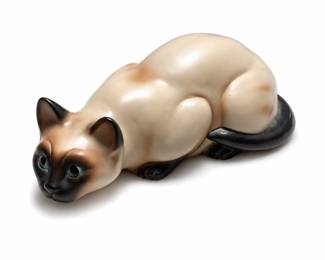 Napcoware Siamese Cat Ceramic Figurine No. 260