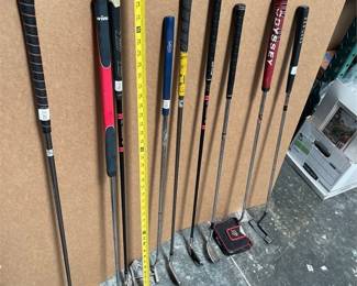 Assorted Golf Clubs with Putters and Irons (2/2)