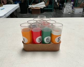 Luminarc Pool Parlor Shot Glasses with Rack (2/5)