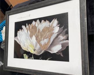 Liz Jardine “White Peony” Framed Art Print (2/3)