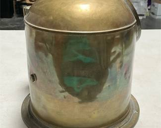 Brass Compass Binnacle with S/S Kafiristan Plaque (5/6)