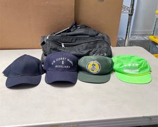Coast Guard Auxiliary & NJ Live Steamers Caps with OGIO Duffel