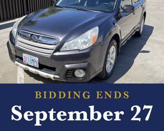 Placer Warehouse Auction: 2013 Subaru Outback, Leica, Sterling & Fine Art