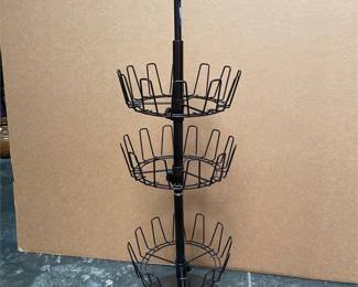 Household Essentials Three-Tier Revolving Shoe Tree (2/3)