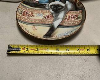 Franklin Mint “Blue Eyes” Siamese Cat Collector Plate (2/5)