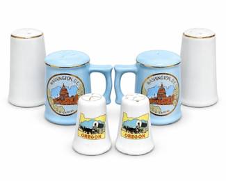 Japanese Salt & Pepper Shakers, Washington D.C. & Oregon