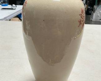 Satsuma-Style Peacock and Blossom Ceramic Vase (5/6)