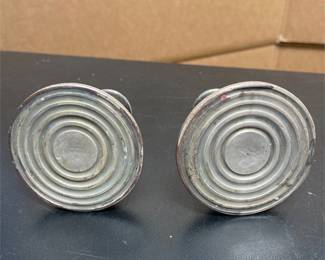 Gump's Weighted Sterling Silver Candlesticks, Pair (4/4)