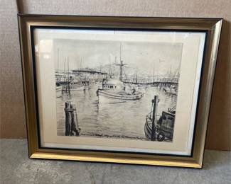 Pair of Framed San Francisco Scenic Prints (2/4)