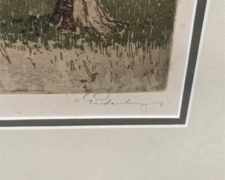Josef Eidenberger Governor's Palace Signed Color Etching (2/5)