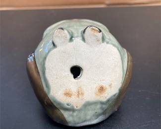 Tonalá Pottery Frog with Bird and Floral Decoration (5/5)
