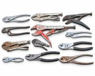 Assorted Locking and Slip-Joint Pliers
