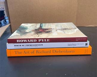 Howard Pyle, Impressionism & Richard Diebenkorn Art Books
