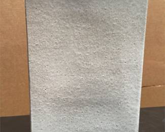 Gray Speckled Ceramic Triangular Vase (4/4)