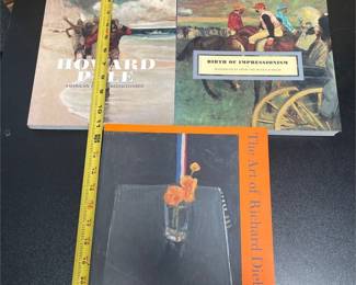 Howard Pyle, Impressionism & Richard Diebenkorn Art Books (3/3)