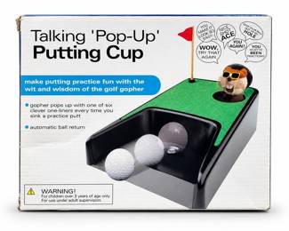 E & B Giftware Talking Pop-Up Gopher Putting Cup