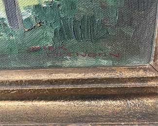 Dick Ovenden “Old Pioneer Hut” Oil on Canvas (3/4)