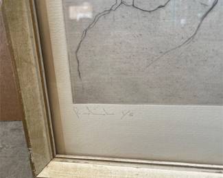 Signed “Radishes” Still-Life Etching, Dated 1959 (3/4)