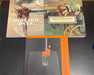 Howard Pyle, Impressionism & Richard Diebenkorn Art Books (2/3)