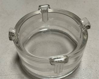 Art Deco Style Footed Glass Powder Jar Base (3/5)