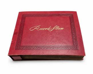 Vintage Decca Record Album with 45 RPM Singles