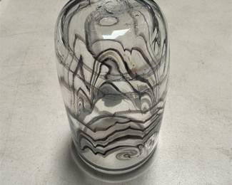 M. Rhys Williams Swirled Art Glass Vase (3/6)
