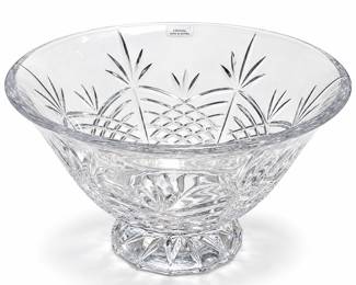 Towle Austrian Full Lead Crystal Footed Bowl