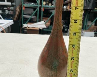 Otagiri OMC Japan Mottled Metal Bud Vase (6/6)