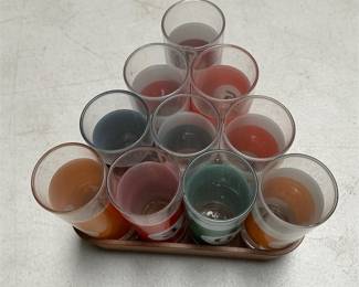 Luminarc Pool Parlor Shot Glasses with Rack (3/5)