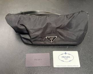 Prada BR1267 Tessuto Sirio Black Nylon Shoulder Bag (2/6)