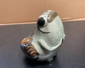 Tonalá Pottery Frog with Bird and Floral Decoration (4/5)
