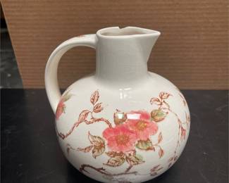 Nasco Springtime Floral Ceramic Pitcher (2/4)