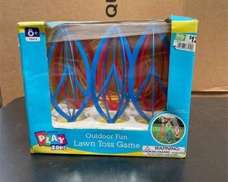 Orange Ski Jacket & Play Zone Lawn Toss Game (3/4)