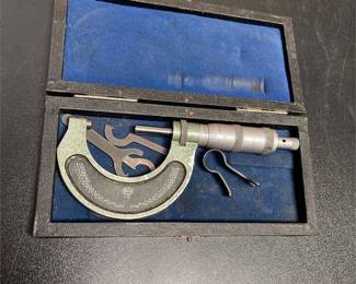 Helios 1–2 Inch Outside Micrometer with Case