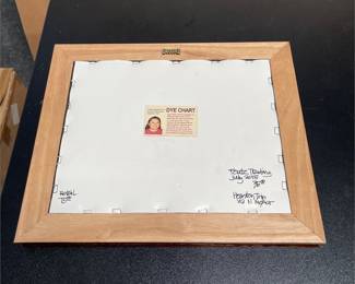 Arletta Henderson Navajo Framed Botanical Dye Chart (3/3)
