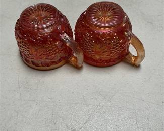 Imperial Marigold Carnival Glass Punch Cups (3/5)