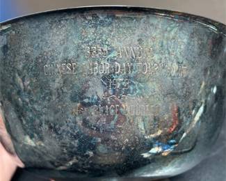 Oneida Paul Revere Silverplate Trophy Bowl, 1978 (4/4)