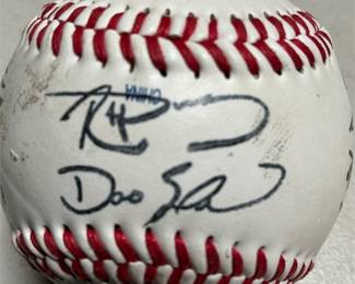 Oakland Athletics Facsimile Signature Souvenir Baseball (5/6)