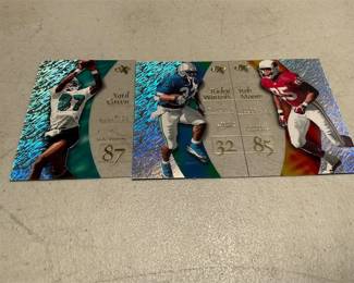 1998 SkyBox E-X2001 Football Cards: Watters, Green & Moore