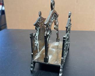 Bradley & Hubbard No. 3570 Cast Metal Letter Holder (3/4)