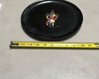 Couroc Hummingbird Kachina Round Serving Tray (6/6)