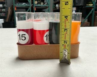Luminarc Pool Parlor Shot Glasses with Rack (5/5)
